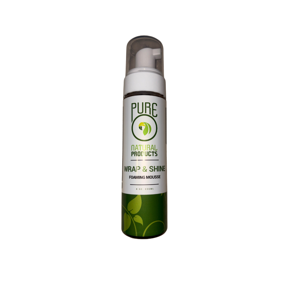 Pure O Wrap & Shine Foaming Mousse 8 Oz