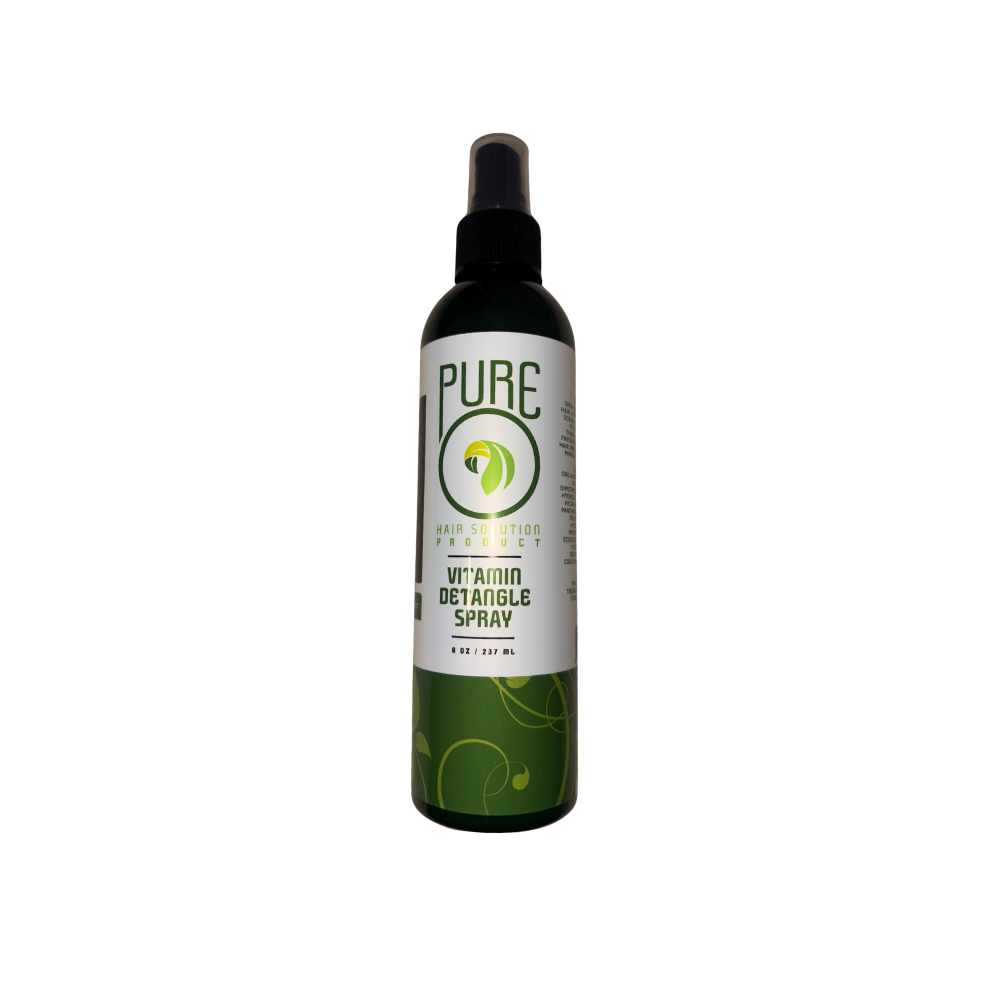 Pure O Vitamin Detangle Spray 8 Oz
