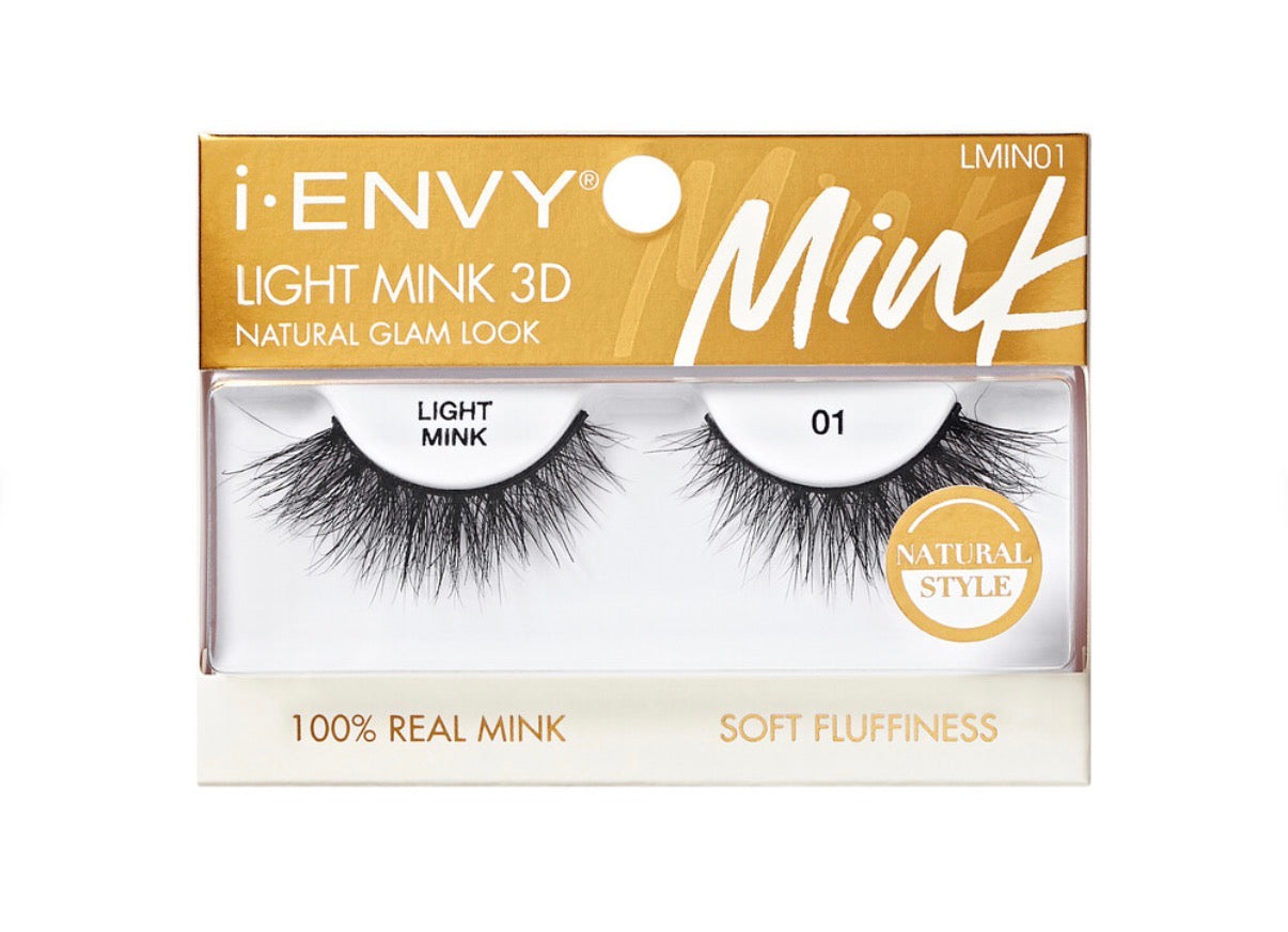 Kiss IEnvy Light Mink 3D Eyelashes