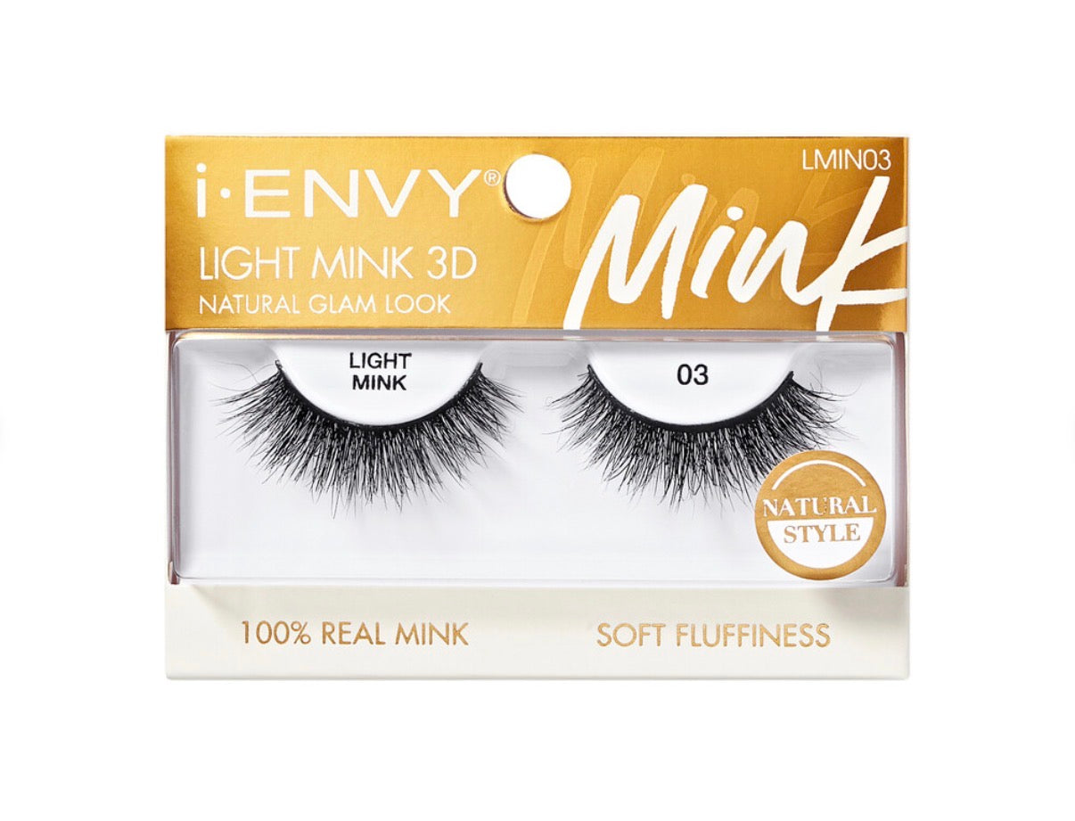 Kiss IEnvy Light Mink 3D Eyelashes