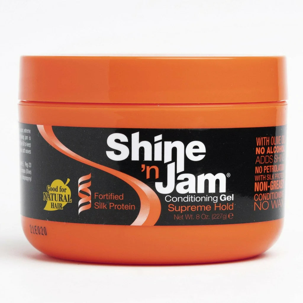 Ampro Shine N Jam Supreme Hold Styling Gel 8 Oz