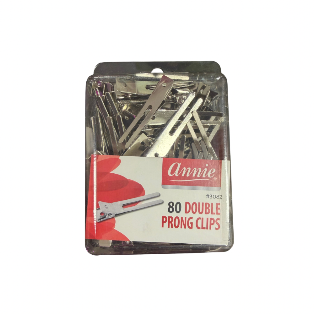 Annie Double Prong Clips 80ct #3082