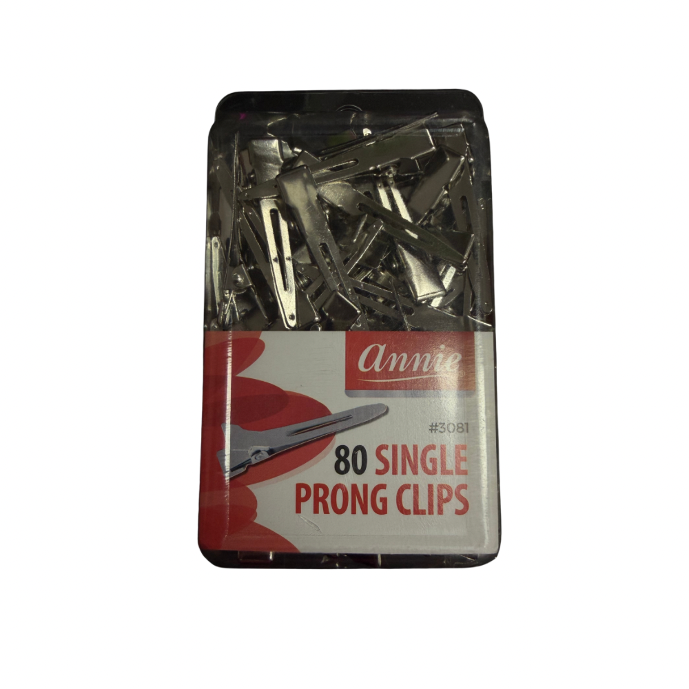 Annie Single Prong Clips 80ct #3081