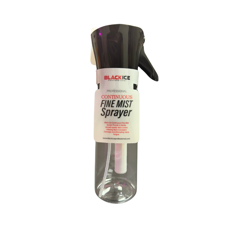 Black Ice Continuous Fine Mist Sprayer Black