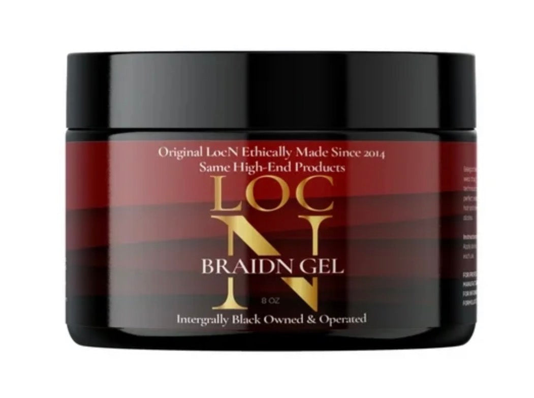 Loc N Braiding Gel 8 Oz