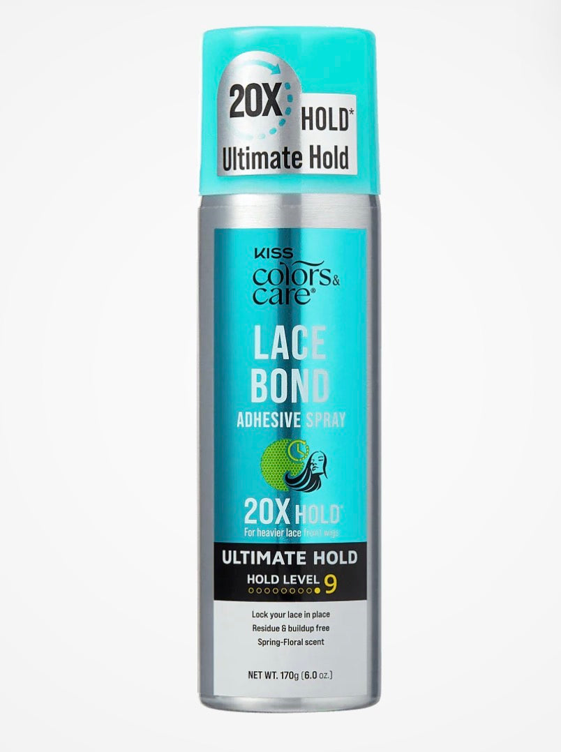 Kiss Colors & Care Lace Bond Adhesive Spray Ultimate Hold 11.1 Oz