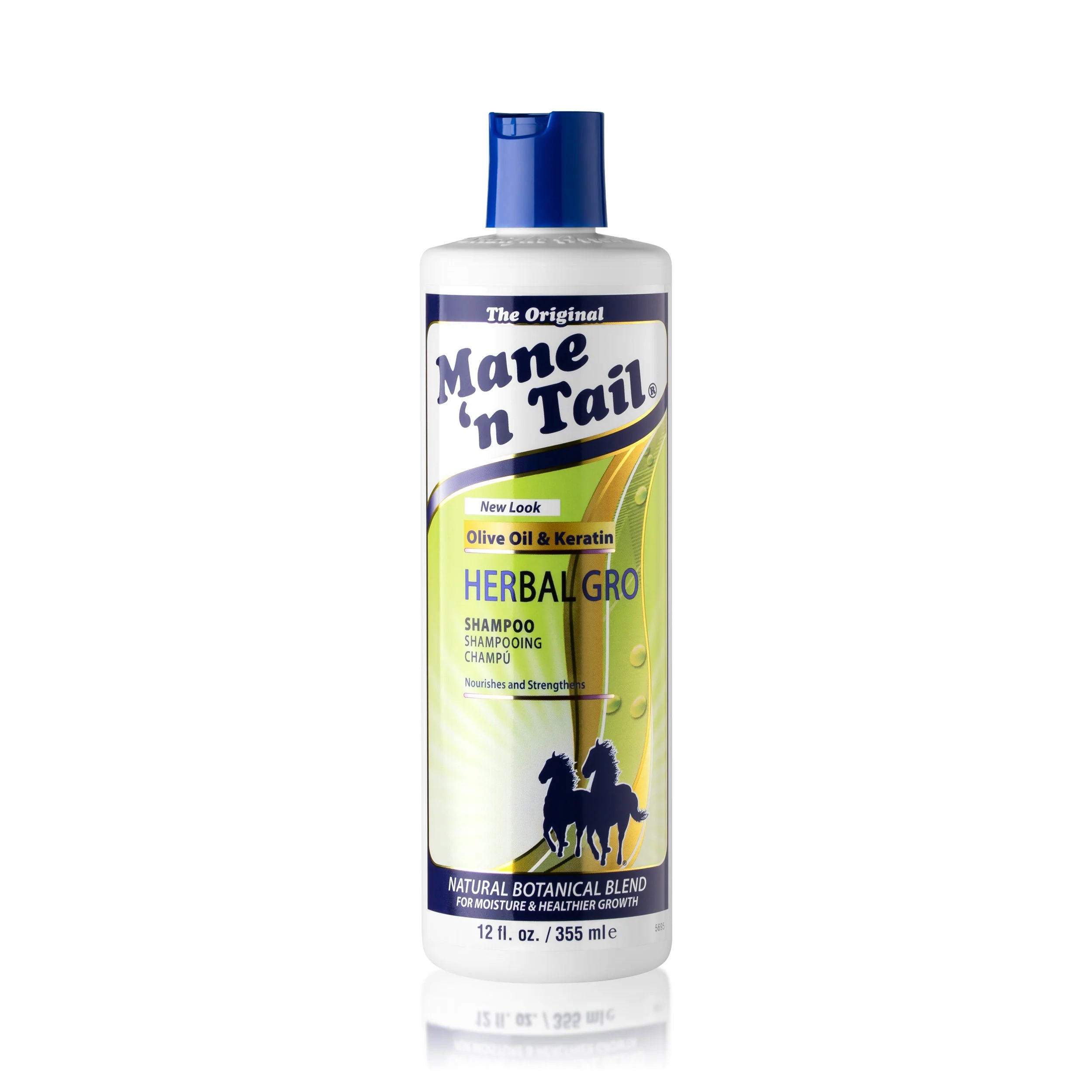 Mane N' Tail Herbal-Gro Shampoo Olive Oil Infused 12 Oz