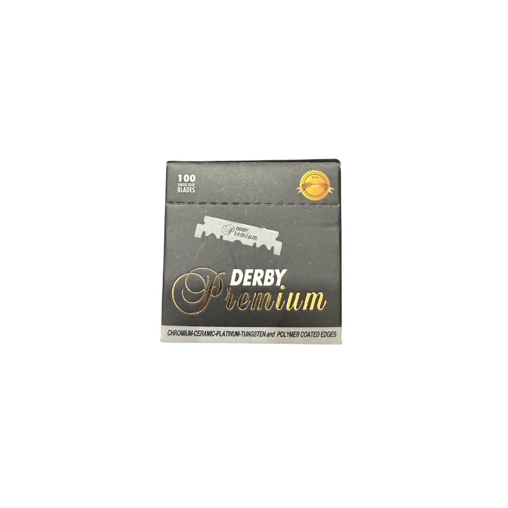 Derby Premium Single Edge Razor Blades (Black)