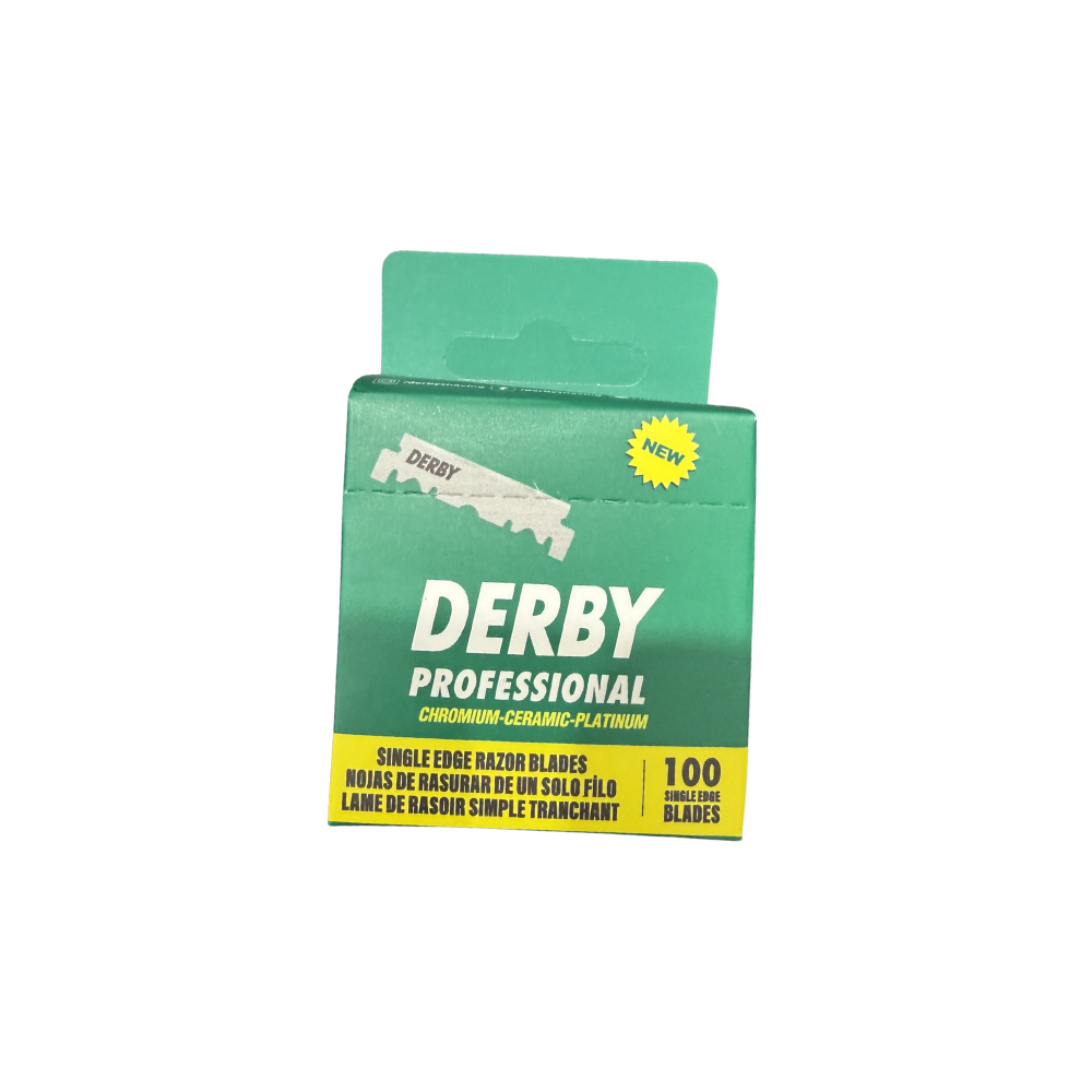 Derby Professional Single Edge Razor Blades (Green)