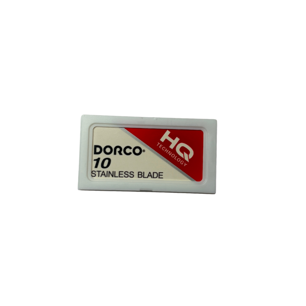 Dorco Stainless Steel Razor Blades (Red)